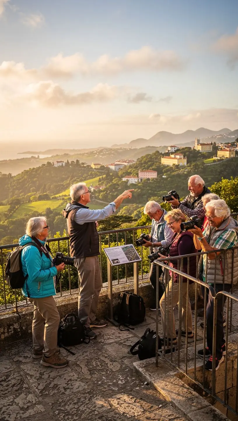 Older adults dancing, enhancing cognitive function and social engagement.