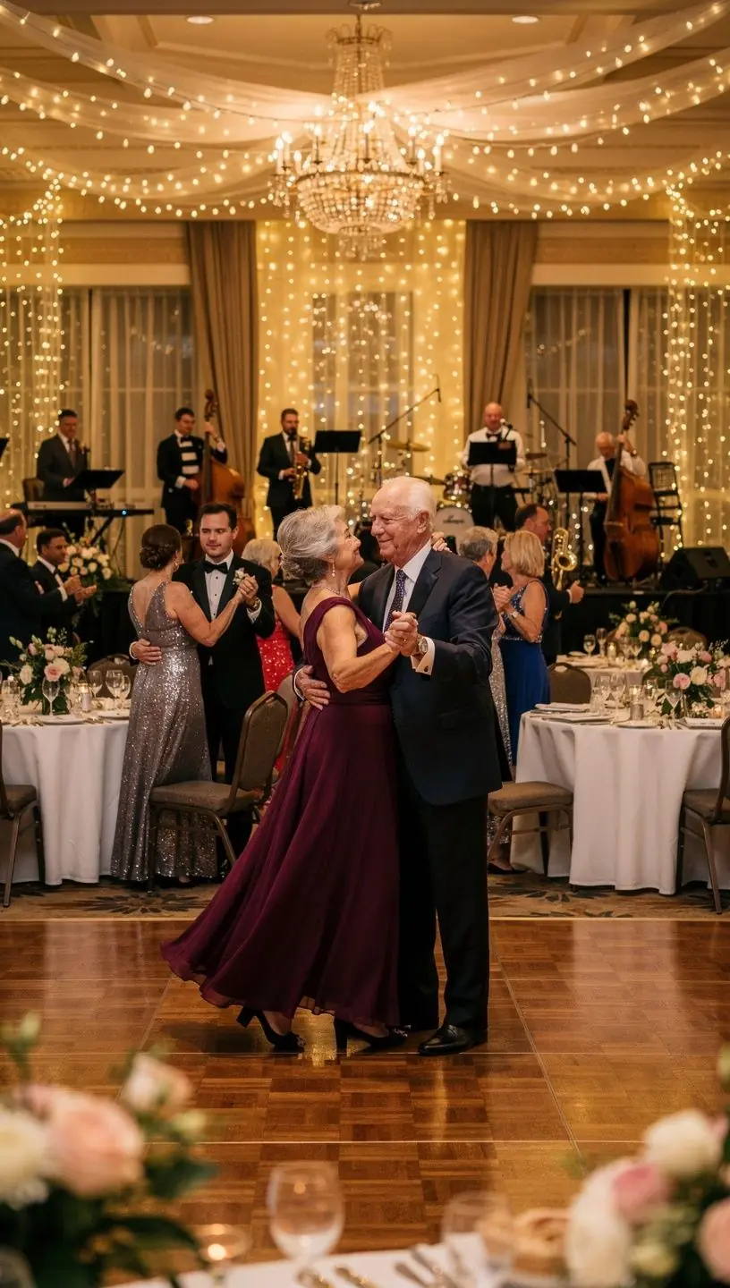 Elderly individuals engaging in physical activity and dance.