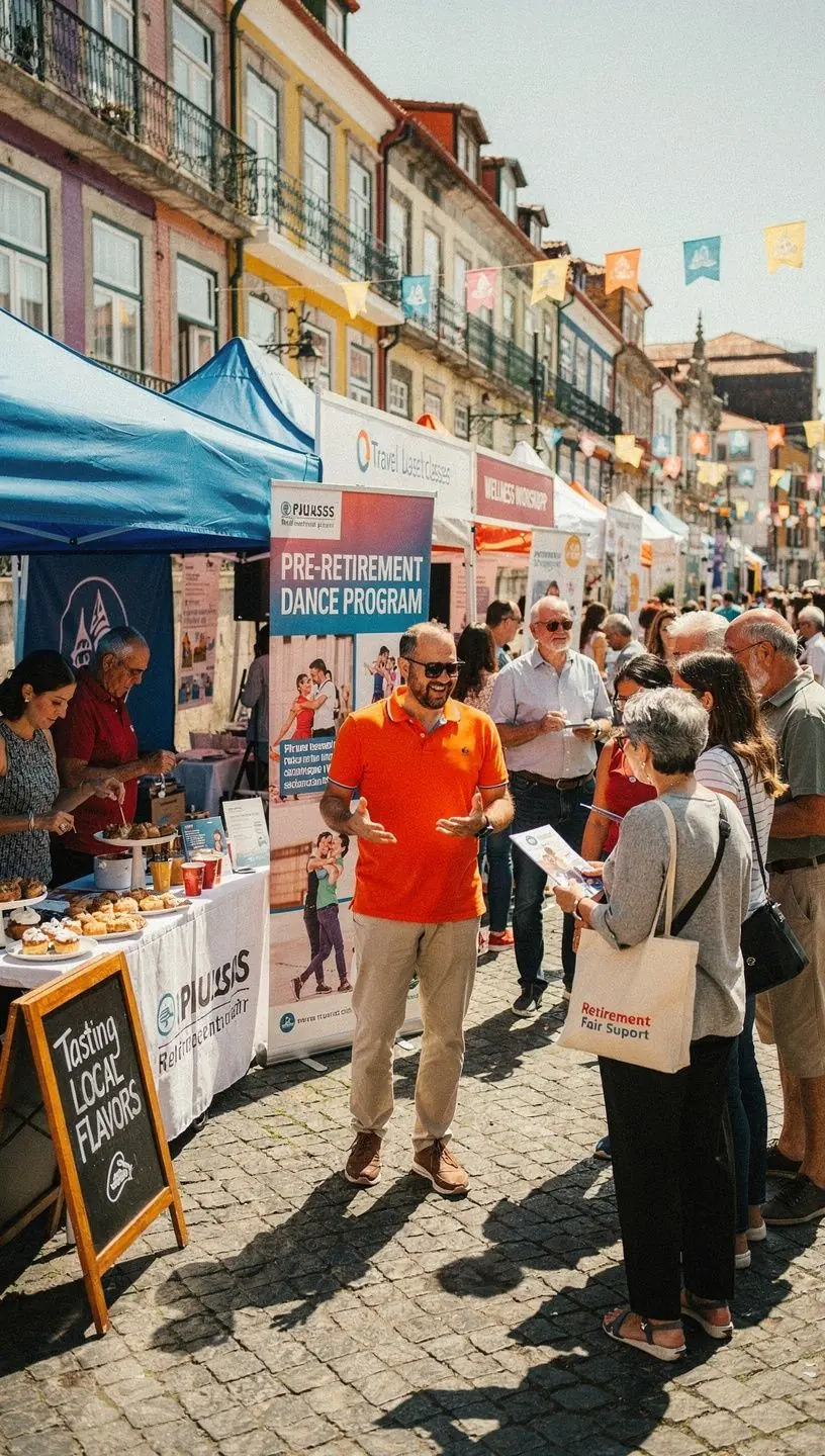 Pre-retirement coaching session with engaged clients.